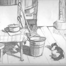 Иллюстрация на деревенскую тему