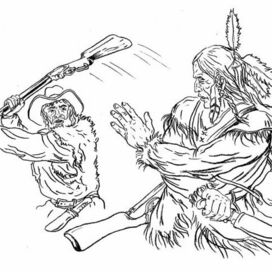 Юкон. Человек из племени Ворона.