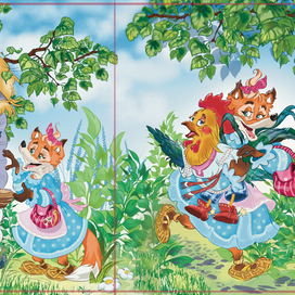 Иллюстрация к сказке петушок золотой гребешок 