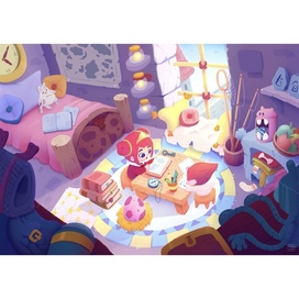 Иллюстрация «Приключения принцессы Ойши» 2