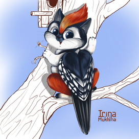 Кот-дятел. Кото-метамарфозы 