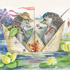 Ну что, красивая, поехали на рыбалку?