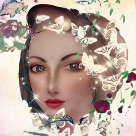 Открытка "Весення роза"