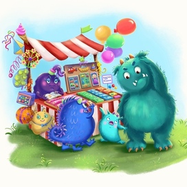 Монстрики на рынке