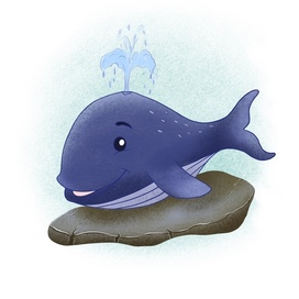 Маленький китёнок