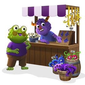 Монстрики на рынке