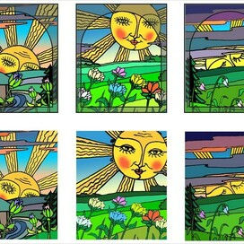 утро, день, вечер