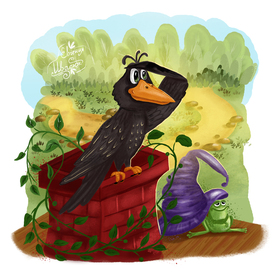 Сказка "Маленькая Баба-Яга"