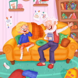 Разворот из книги "Чар и клуб таинственных зверей"