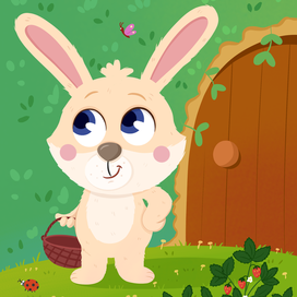 Заяц в поисках еды