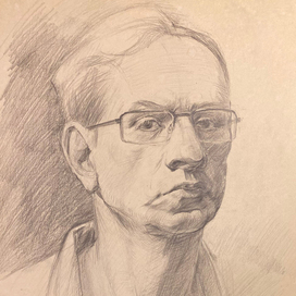 Портрет 40х50., карандаш, 2026