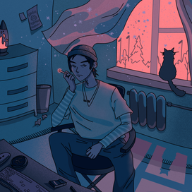 Обложка для трека "Зима" для исполнителя ILLESTEX