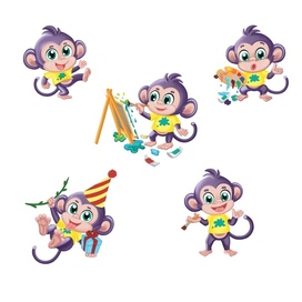 Бренд персонаж «Боня» для школы творчества 