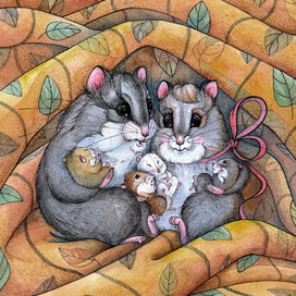 Крошка. Счастливое семейство.