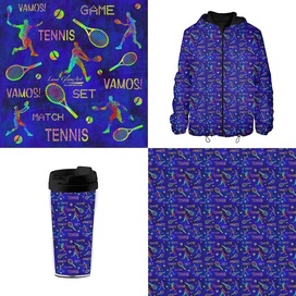 Паттерн для теннисного мерча