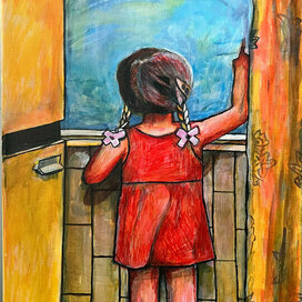 Девочка у окна