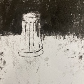 абстрактная иллюстрация стакан