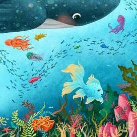 Кит и рыбка 🐠🐳