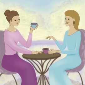 Чаепитие с подругой
