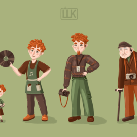 Разный возраст одного персонажа