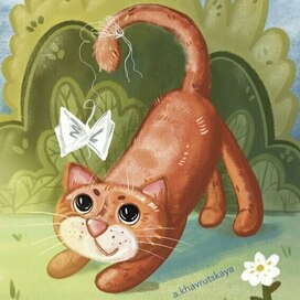 рыжий кот
