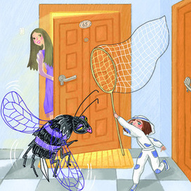 Катя и пчела Андрена