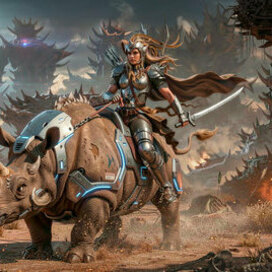 Царица пустоши - ремастер. своей старой работы 2016г.