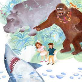 Выходила к ним горилла, Им горилла говорила, Говорила им горилла.. Корней Чуковский