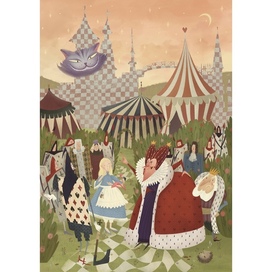  Алиса в стране чудес   Книжная иллюстрация