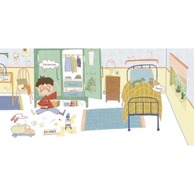 Дело о пропавшем носке l Книжная иллюстрация