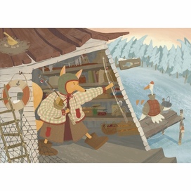 Гусик и Лисонька  l Книжная иллюстрация