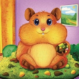 Иллюстрация выполнена для тактильной книги БИГР