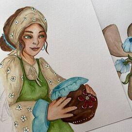 Иллюстрация к Красной Шапочке