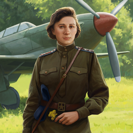 Советский летчик-истребитель Кулькина Мария Ивановна