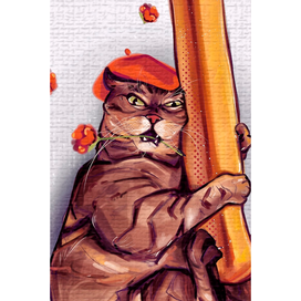 кот и батон
