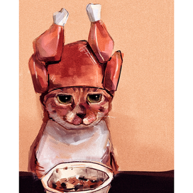 кот курочка