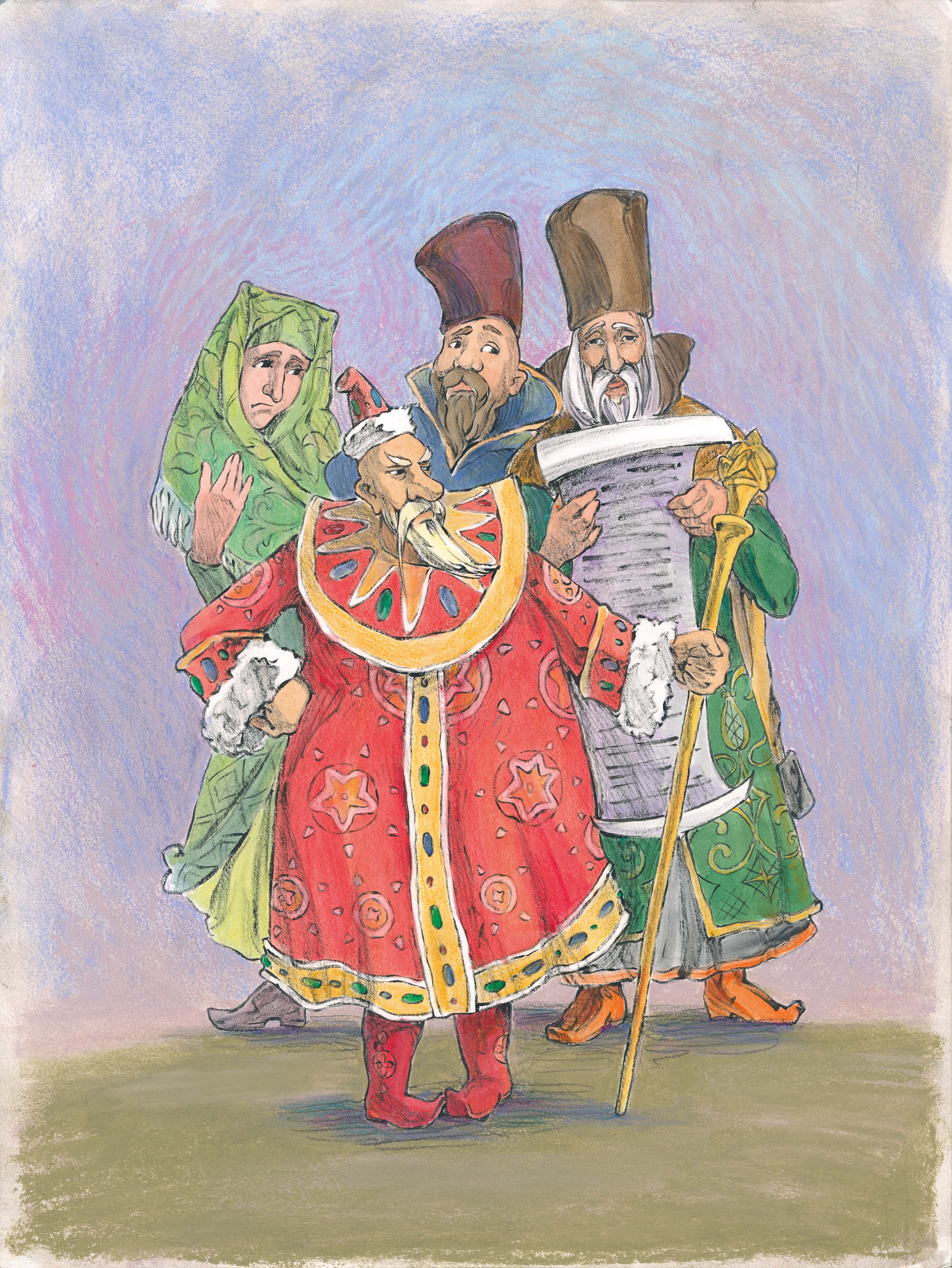 сказка "Дударь и царь"