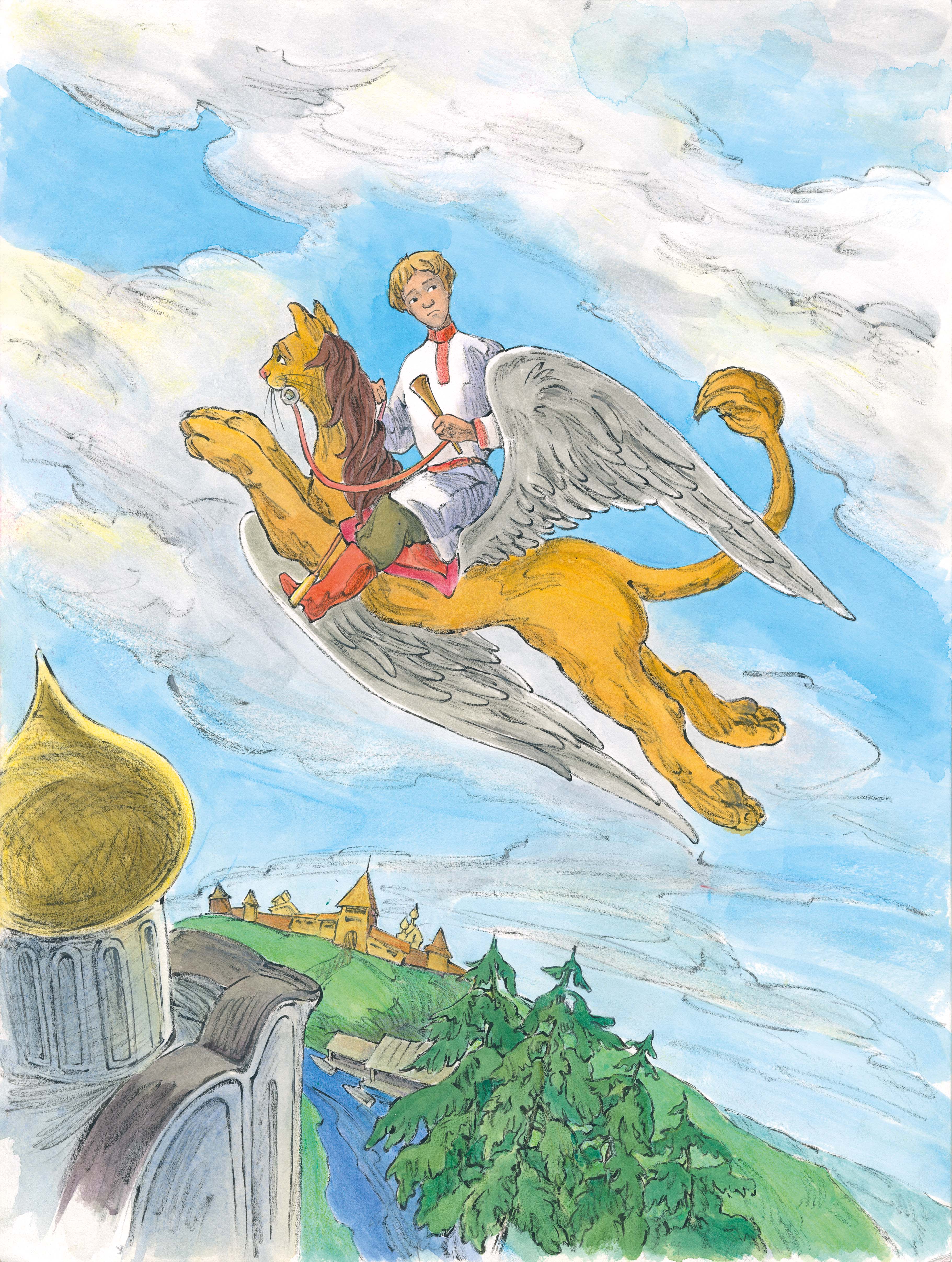 сказка "Дударь и царь"