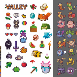 Работы в пиксельном стиле/ Pixelart
