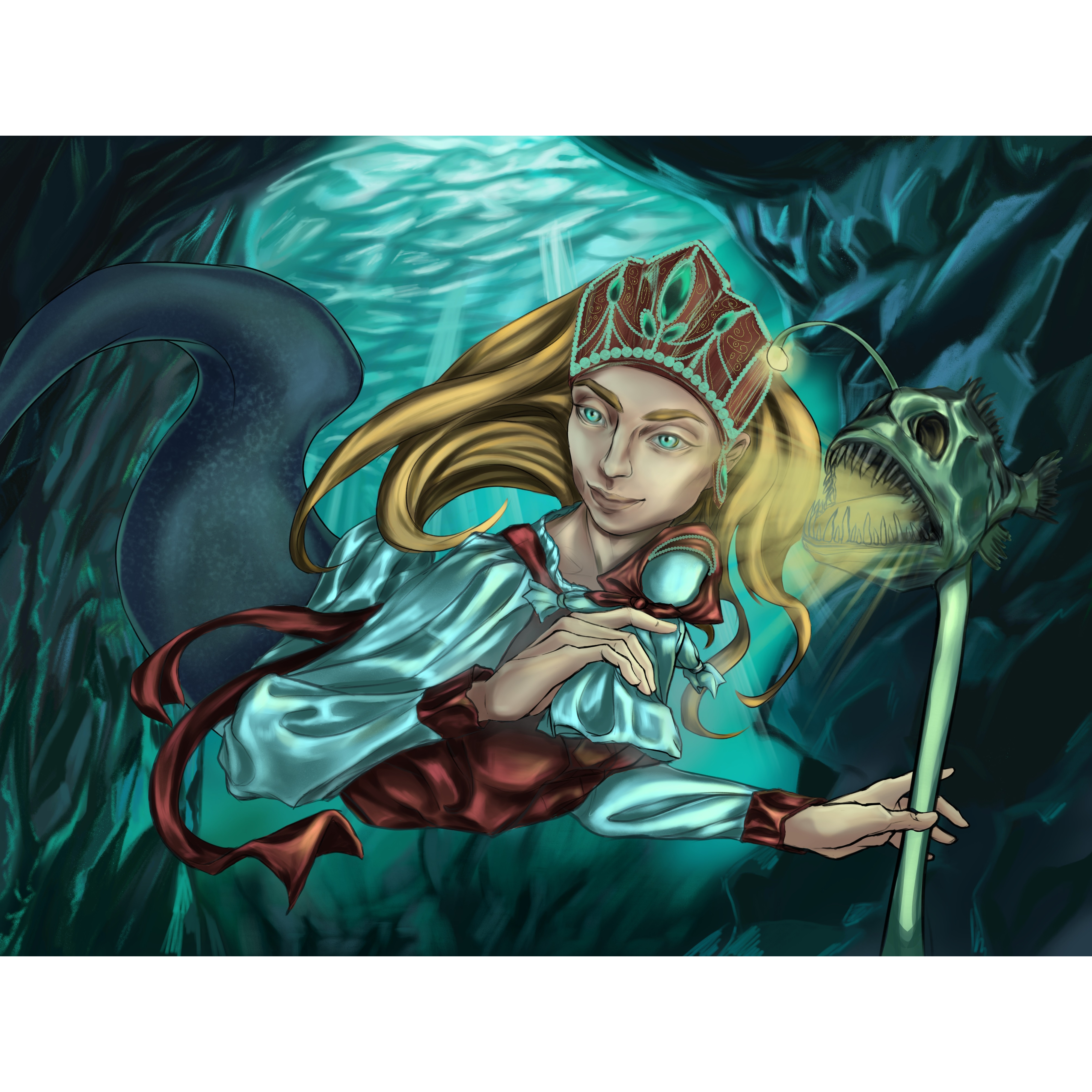 Иллюстрация на mermay | Василиса Прекрасная