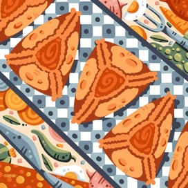 Курники | Food illustration