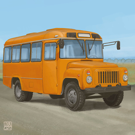 Модель автобуса КАвЗ-3270 