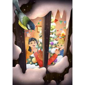 Иллюстрация к книге «Синичкин календарь»