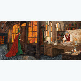 Иллюстрация для сказки «Принцесса-Кукла», издательство «Нигма»