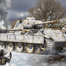 Panther Ausf D( commission artwork )