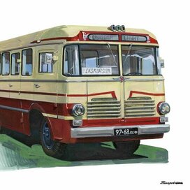 РАФ-251. Серия "Автобусы Ленинграда"
