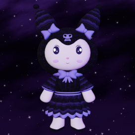 Kuromi Blender 3D 