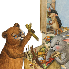 Иллюстрация к книге "Не хочу убирать игрушки" Доброе детство