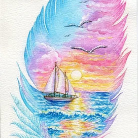 ‘’ Утро. Море ‘’