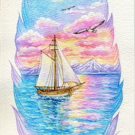 ‘’ Море. Вечер ‘’.